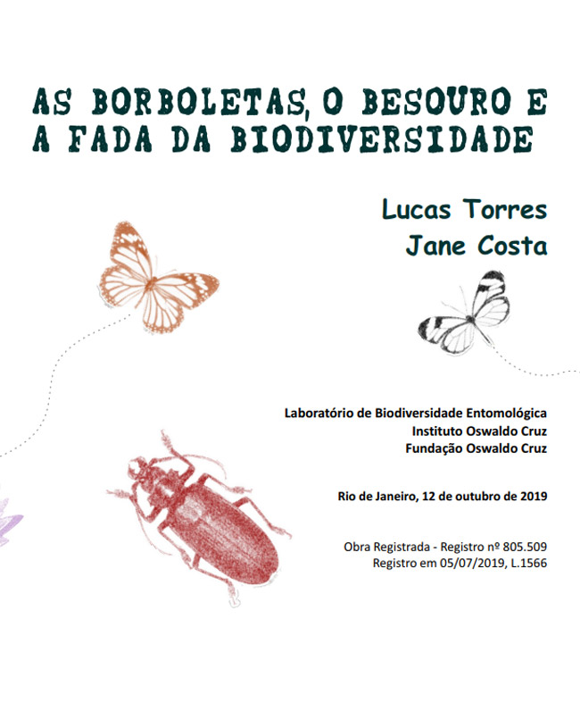 Livro: As borboletas, o besouro e a fada da biodiversidade